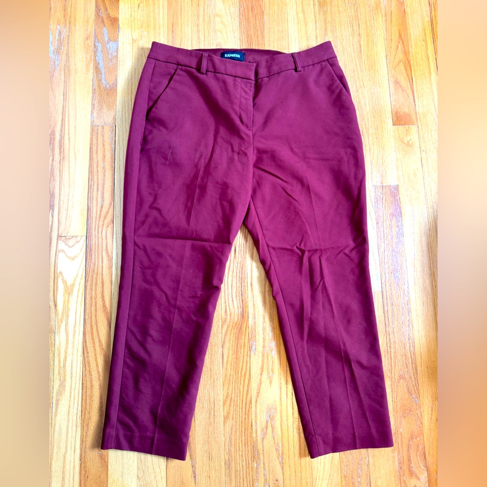 Mid rise ankle pants